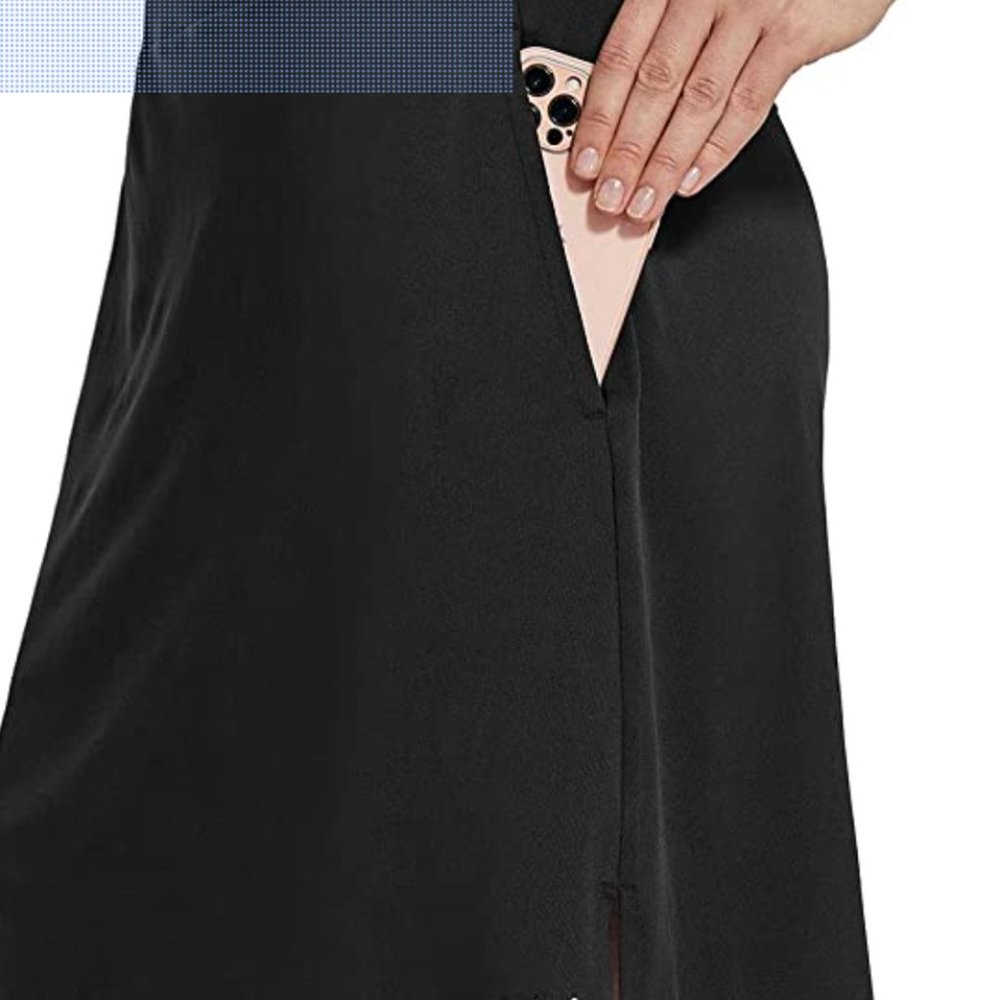 Baleaf Women's 20" Knee Length Skorts Skirts Athletic Modest Sports Golf Skirt